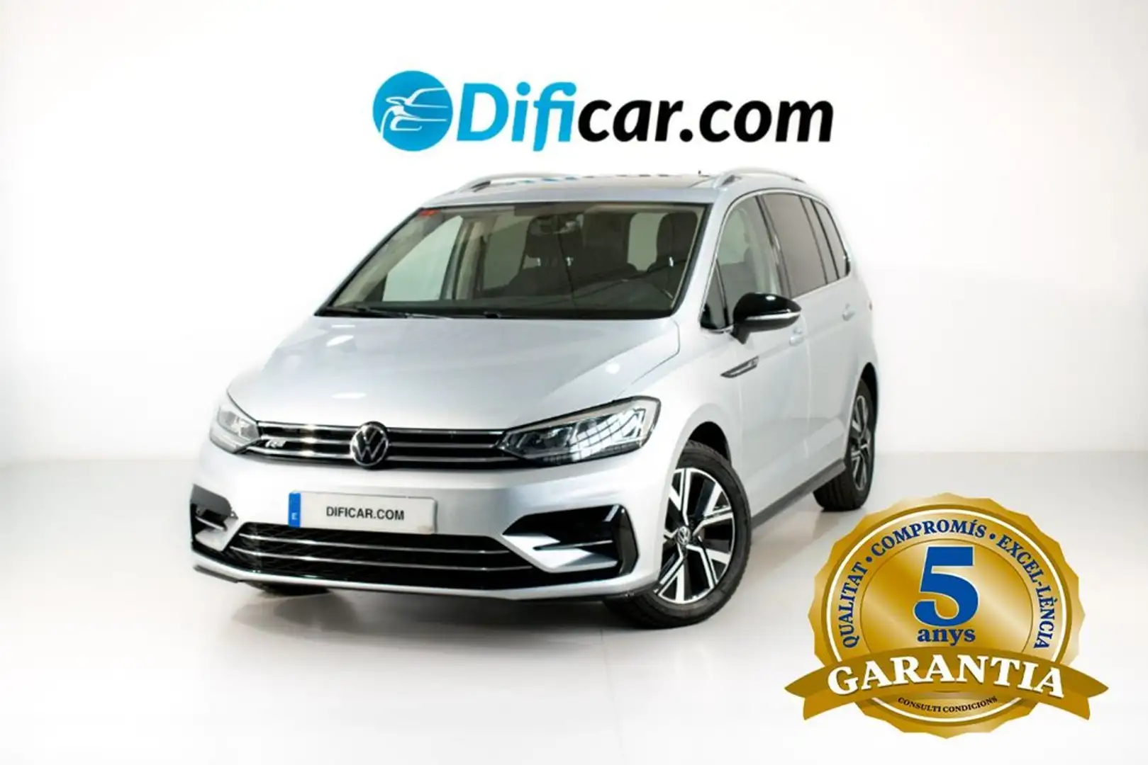 Volkswagen Touran 2.0 TDI 150CV DSG R-LINE 7 PLAZAS Zilver - 1