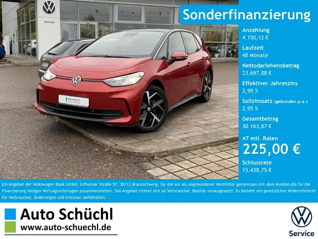 Volkswagen ID.3 Pro FACELIFT APP CONNECT+KAMERA+NAVI+CCS+LE