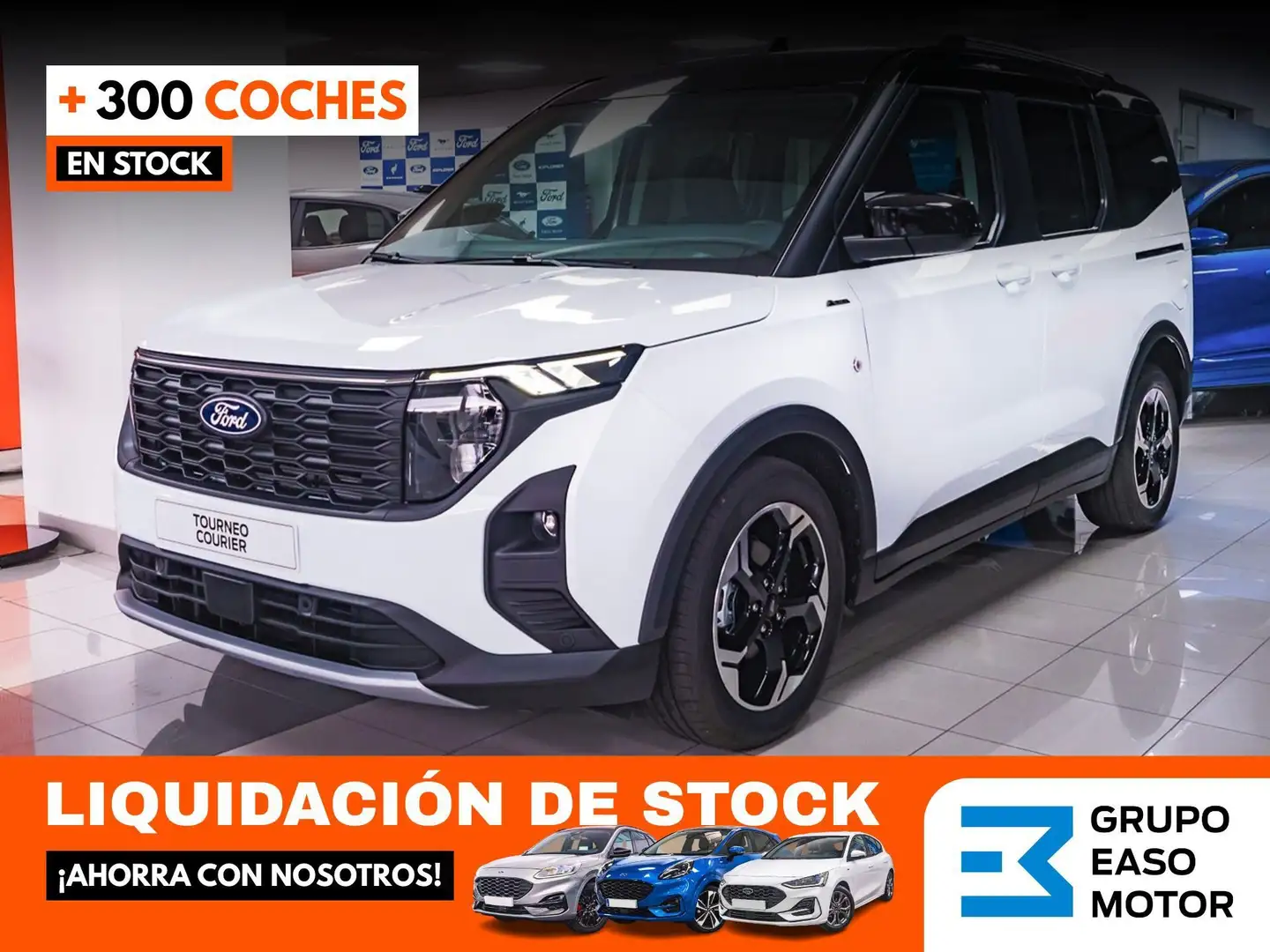 Ford Tourneo Courier 1.0 Ecoboost Active Aut. Blanc - 1