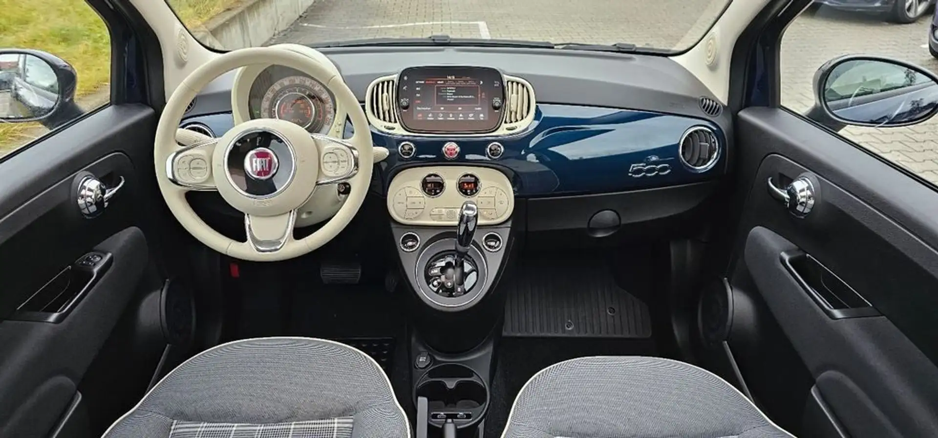 Fiat 500 1.2 Dualogic Lounge Синій - 1