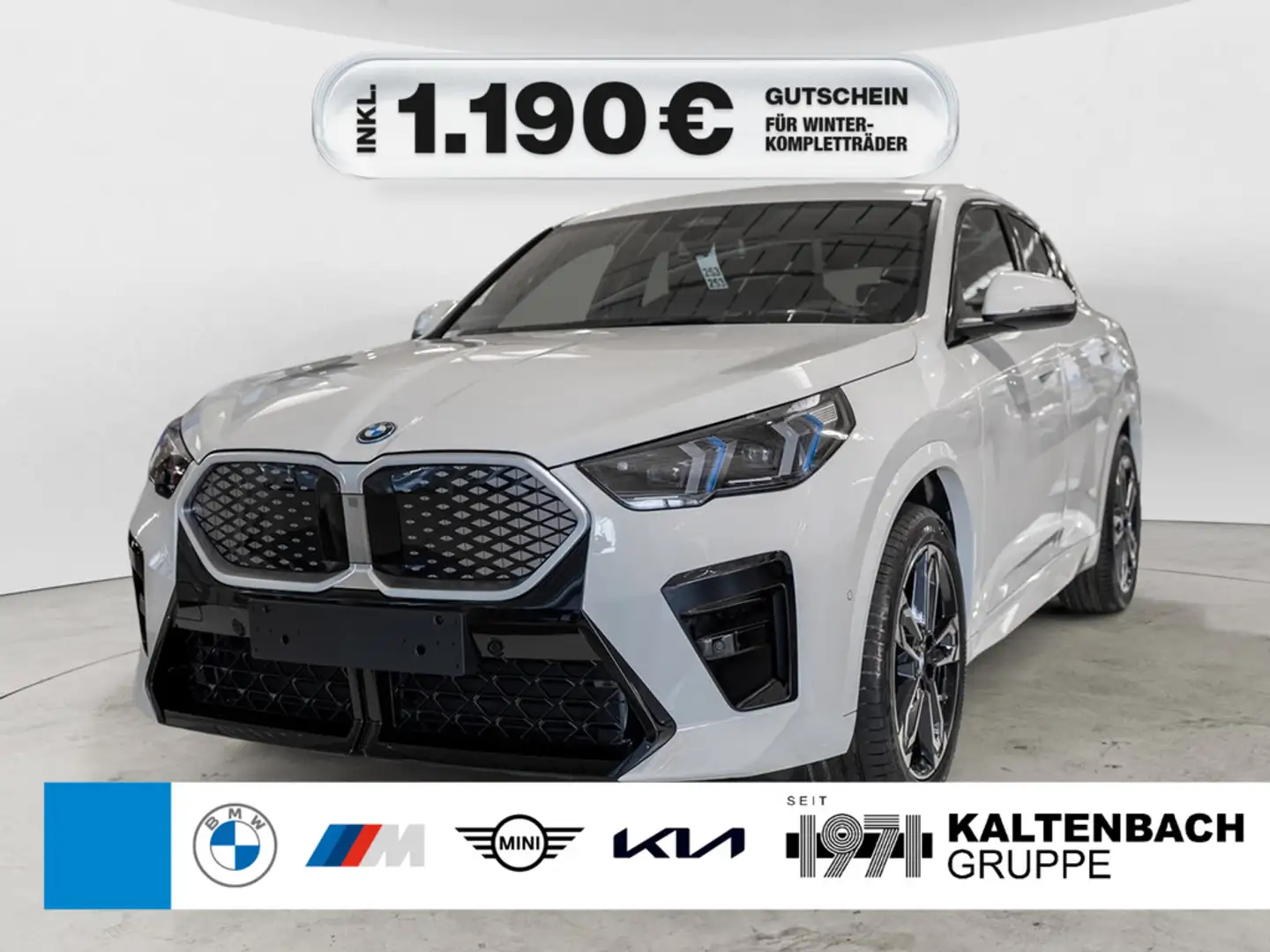 BMW iX2 eDrive 20 M-Sport LED AKTIVSITZE AHK NAVI Blanco - 1