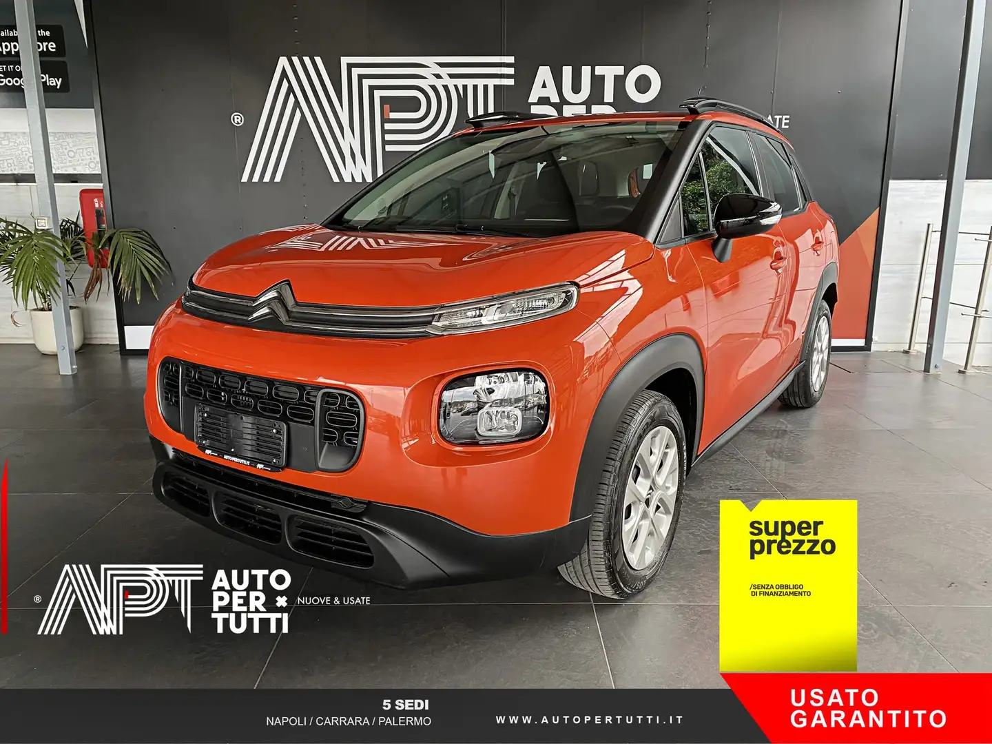Citroen C3 Aircross C3 Aircross 1.2 puretech Live s&s 110cv Arancione - 1