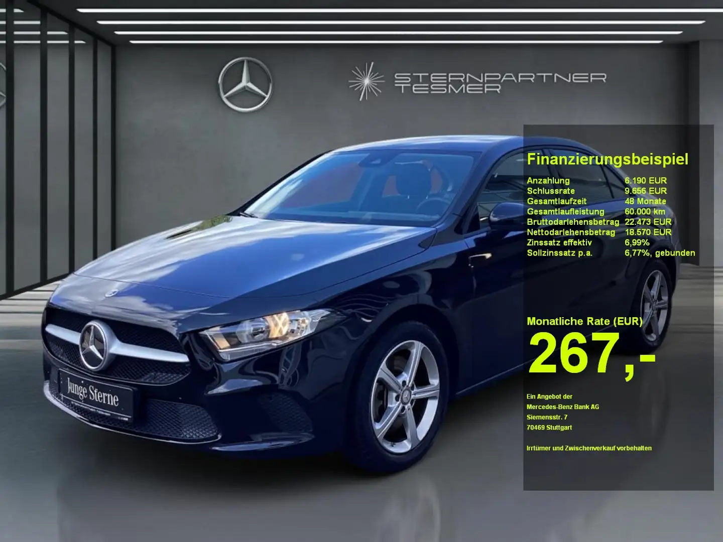 Mercedes-Benz A 250 e +MBUX+SHZ+AUT+Klimaaut. Schwarz - 1
