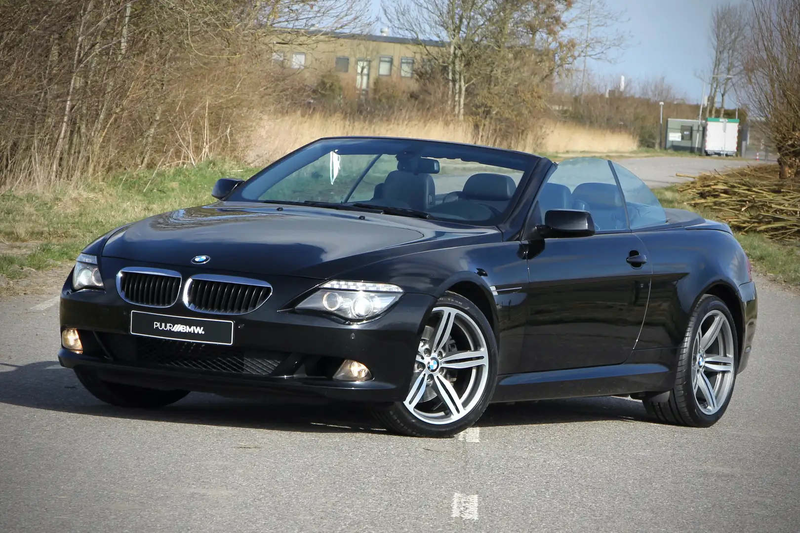 BMW 630 630i Cabriolet Sportautomaat LCI E64 Negru - 1