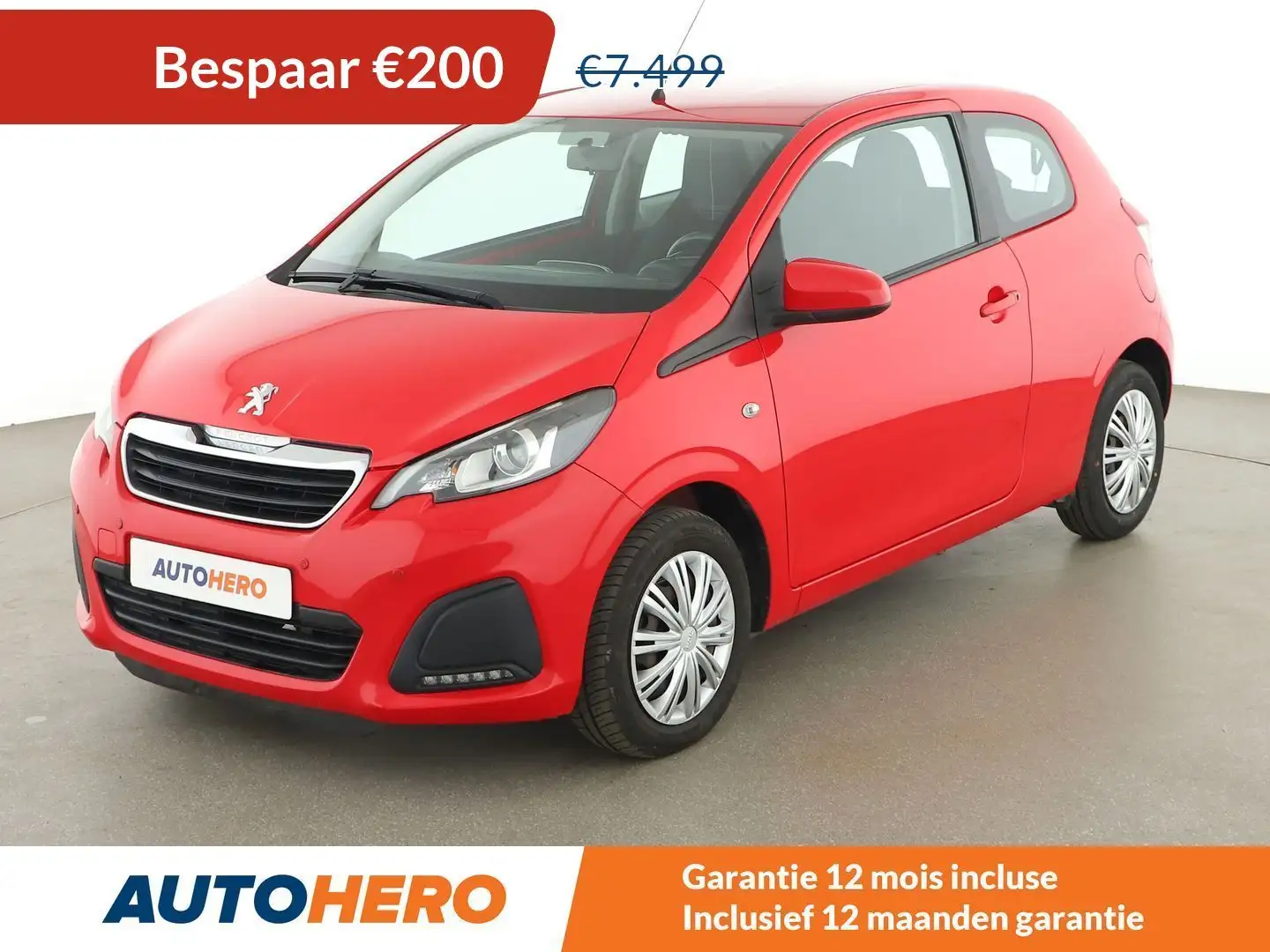 Peugeot 108 1.0 VTi Active Rouge - 1