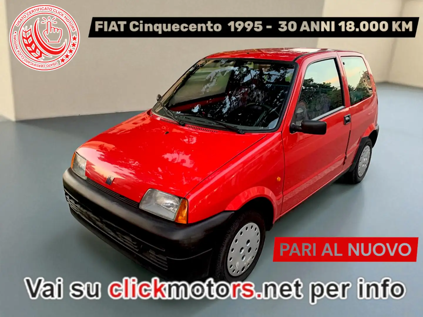 Fiat Cinquecento Cinquecento 1995  0.9 Rosso - 1