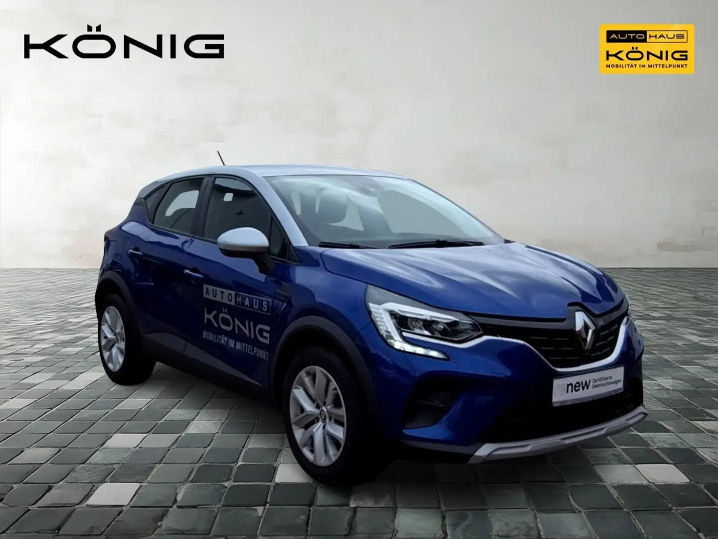 Renault Captur EQUILIBRE TCe 90 Klima Tempomat PDC Blau - 2