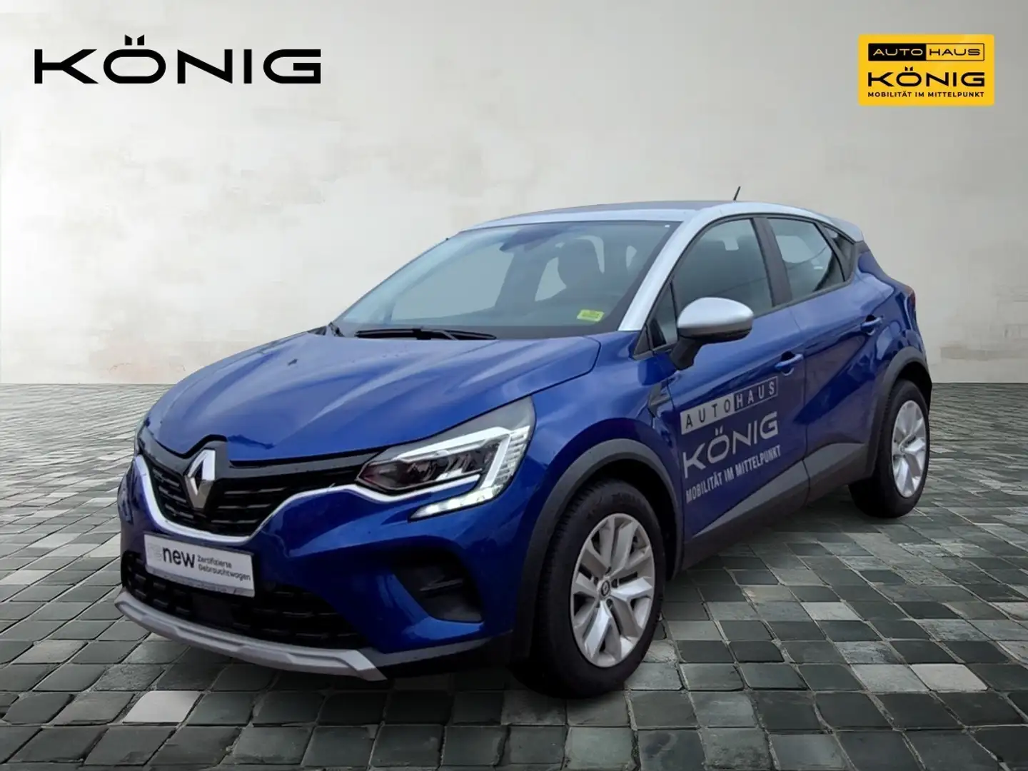 Renault Captur EQUILIBRE TCe 90 Klima Tempomat PDC Blau - 1