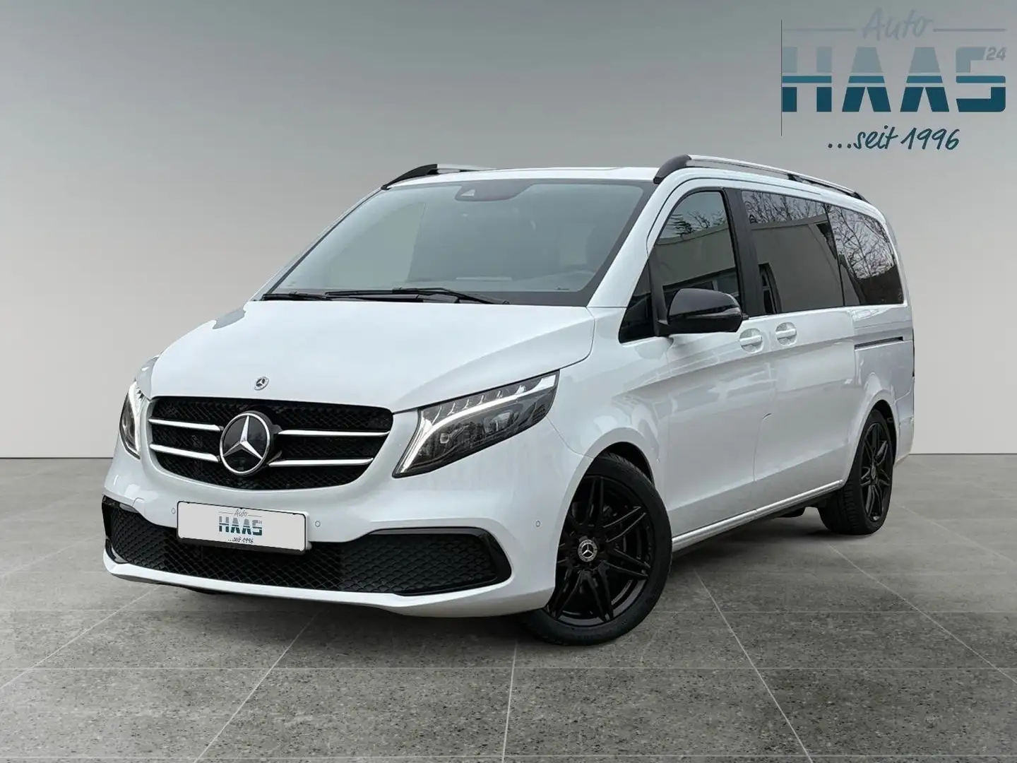 Mercedes-Benz V 220 d EDITION lang Night-Paket el.Klappe 19"AMG Blanc - 1