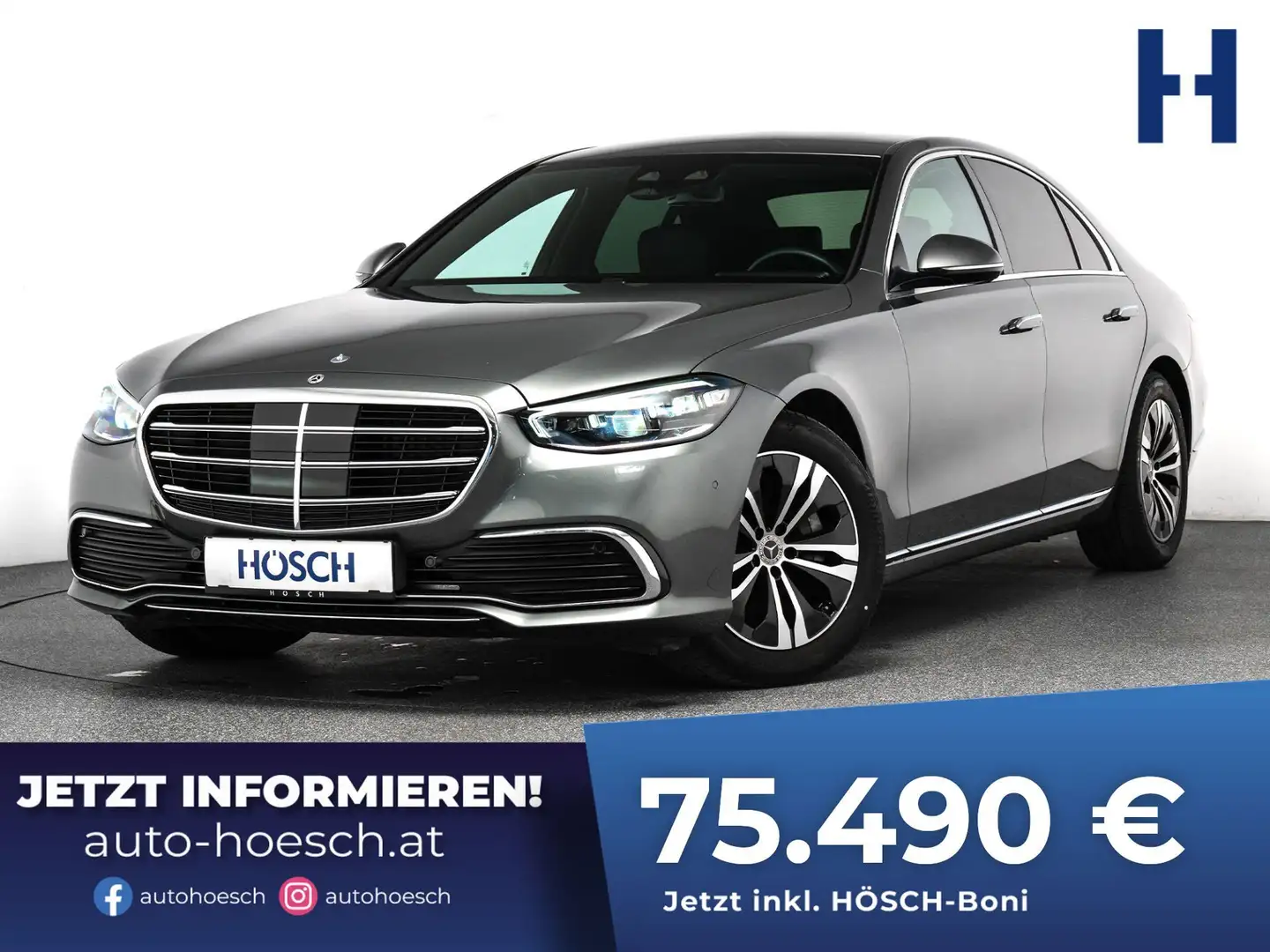 Mercedes-Benz S 350 d AIRMATIC ASSISTENZ MULTIBEAM ++ Grau - 1