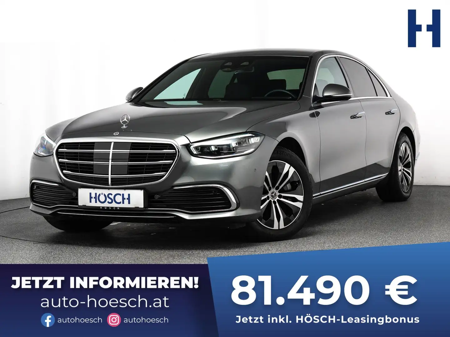 Mercedes-Benz S 350 d AIRMATIC ASSISTENZ MULTIBEAM ++ Grau - 1