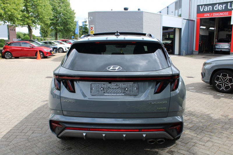 Hyundai TUCSON 1.6 T-GDI HEV N Line Sky 230PK! Full Option! "RIJK — photo 4