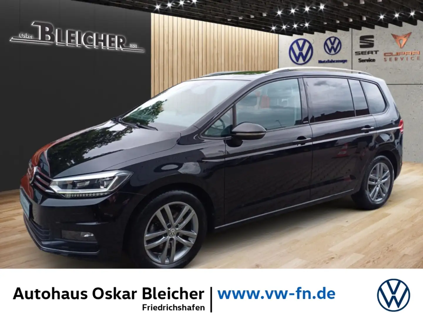 Volkswagen Touran 1.5 TSI ''IQ.DRIVE'' OPF  7 Sitze   AHK Schwarz - 1