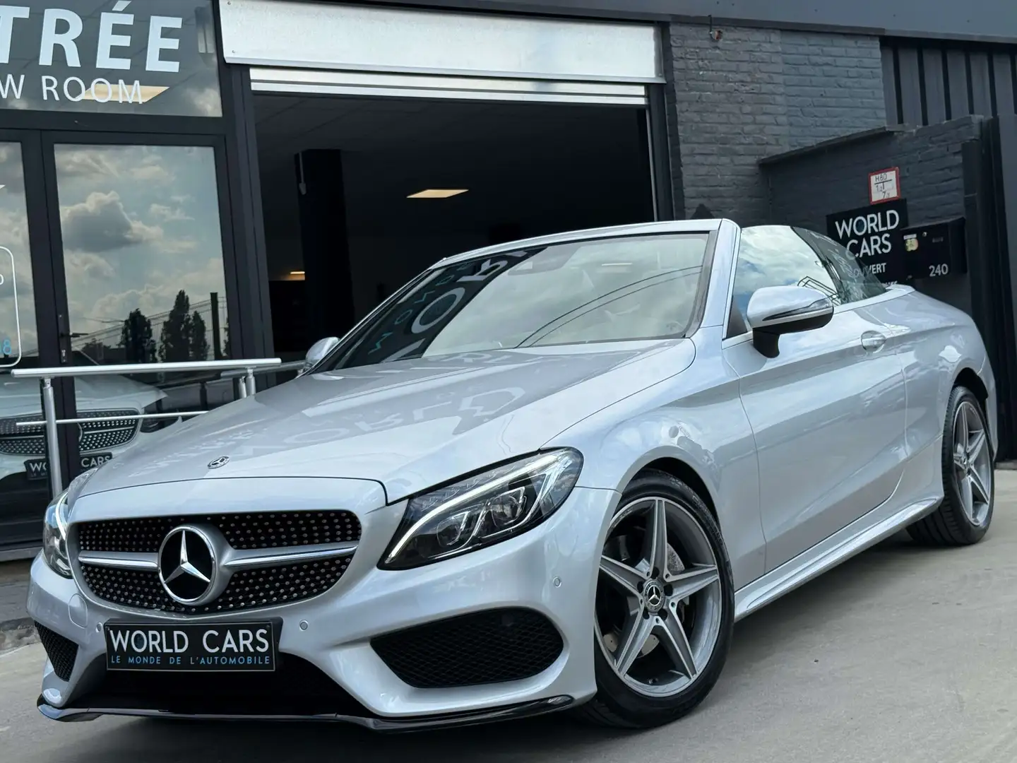 Mercedes-Benz C 180 Cabriolet PACK AMG/ AIRSCARF/ DRIVE SELECT/ FULL Gris - 1