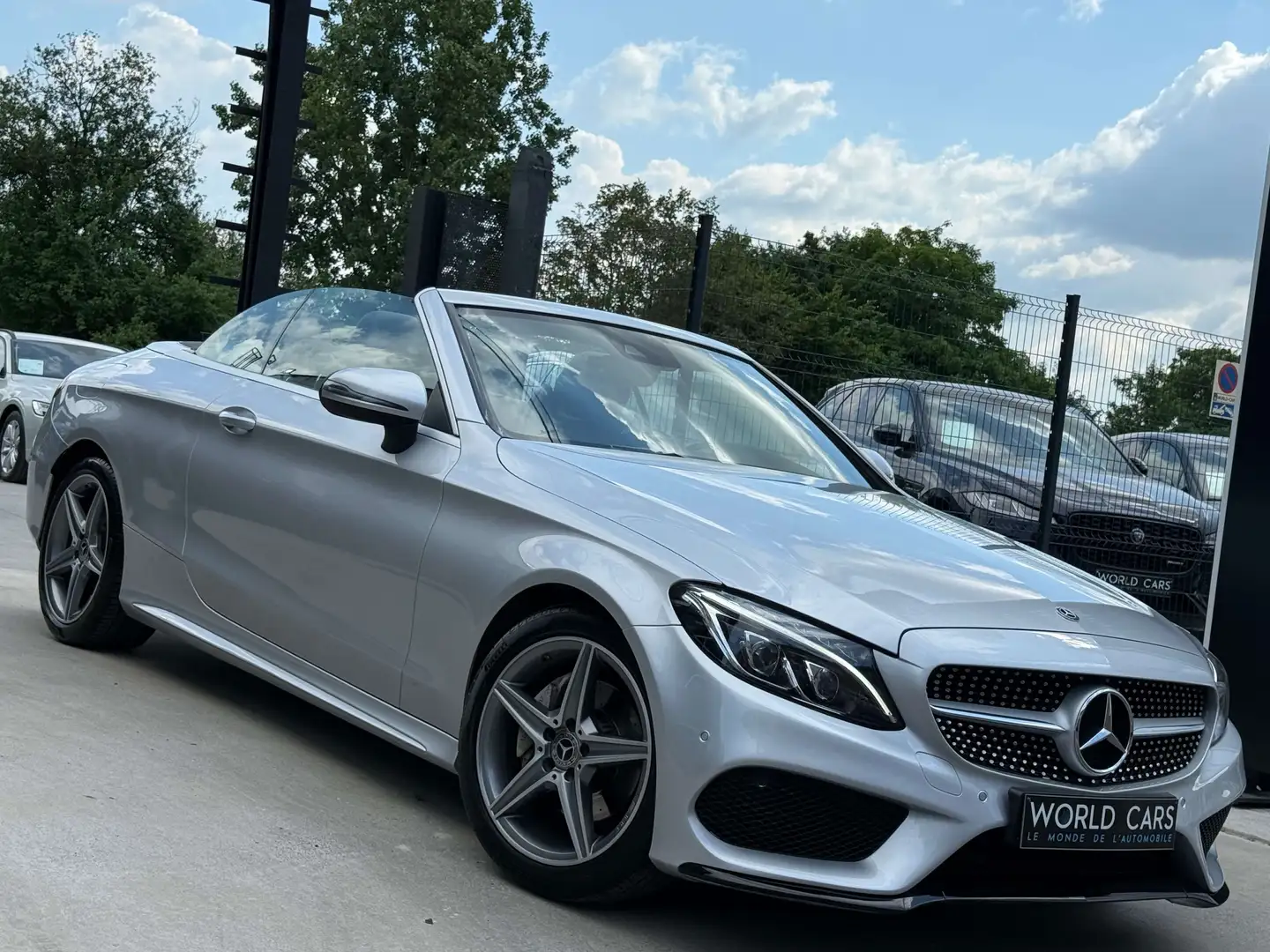 Mercedes-Benz C 180 Cabriolet PACK AMG/ AIRSCARF/ DRIVE SELECT/ FULL Gris - 2