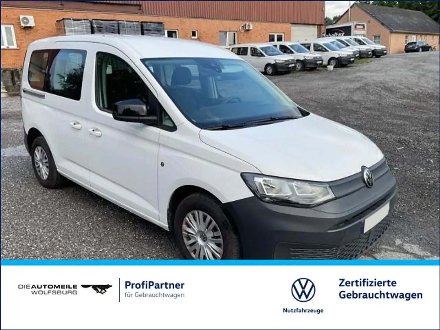 Volkswagen Caddy 2.0TDI PDC/KLIMA/2xSCHIEBETÜR Weiß - 1