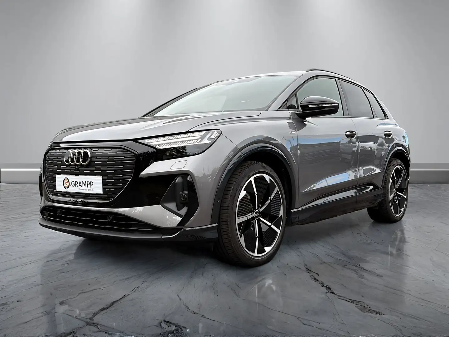 Audi Q4 e-tron 50 quattro +S-LINE+WÄRMEPUMPE+OPTIK+ Grau - 2