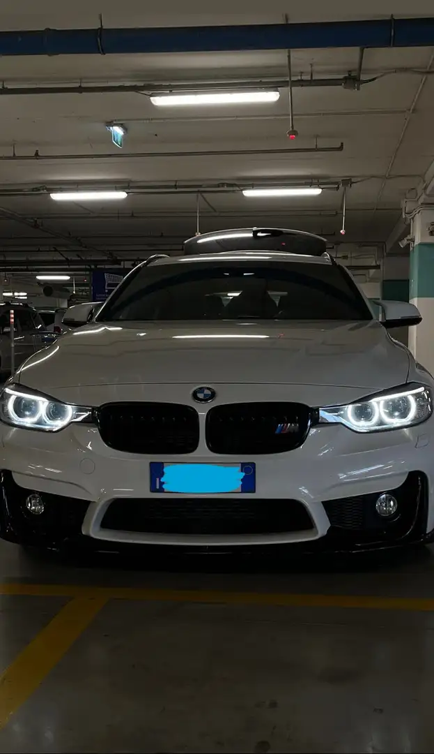 BMW 318 318d M Sport (F31) Sw touring Bílá - 1