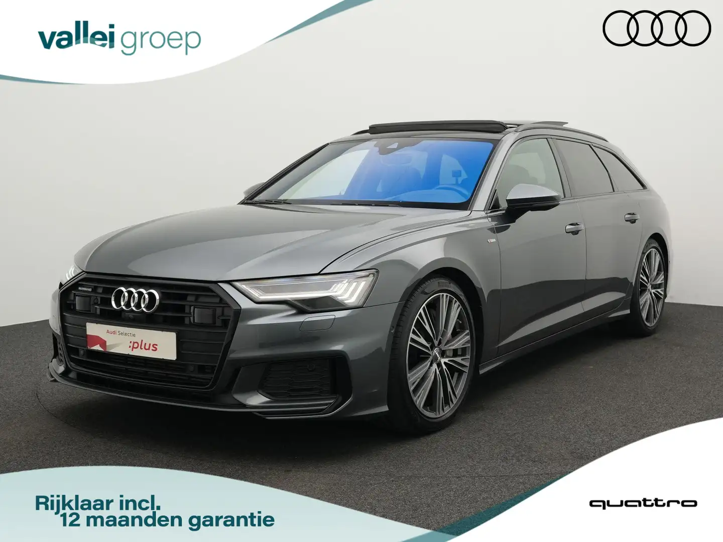 Audi A6 Avant 55 TFSI 3.0 V6 340 pk S-tronic quattro S Edi Šedá - 1