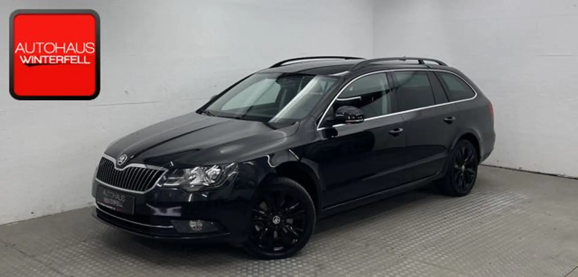 Skoda Superb 2.0 TDI Exclusive 4x4 AHK+MEMO+STANDHZG+ Schwarz - 1