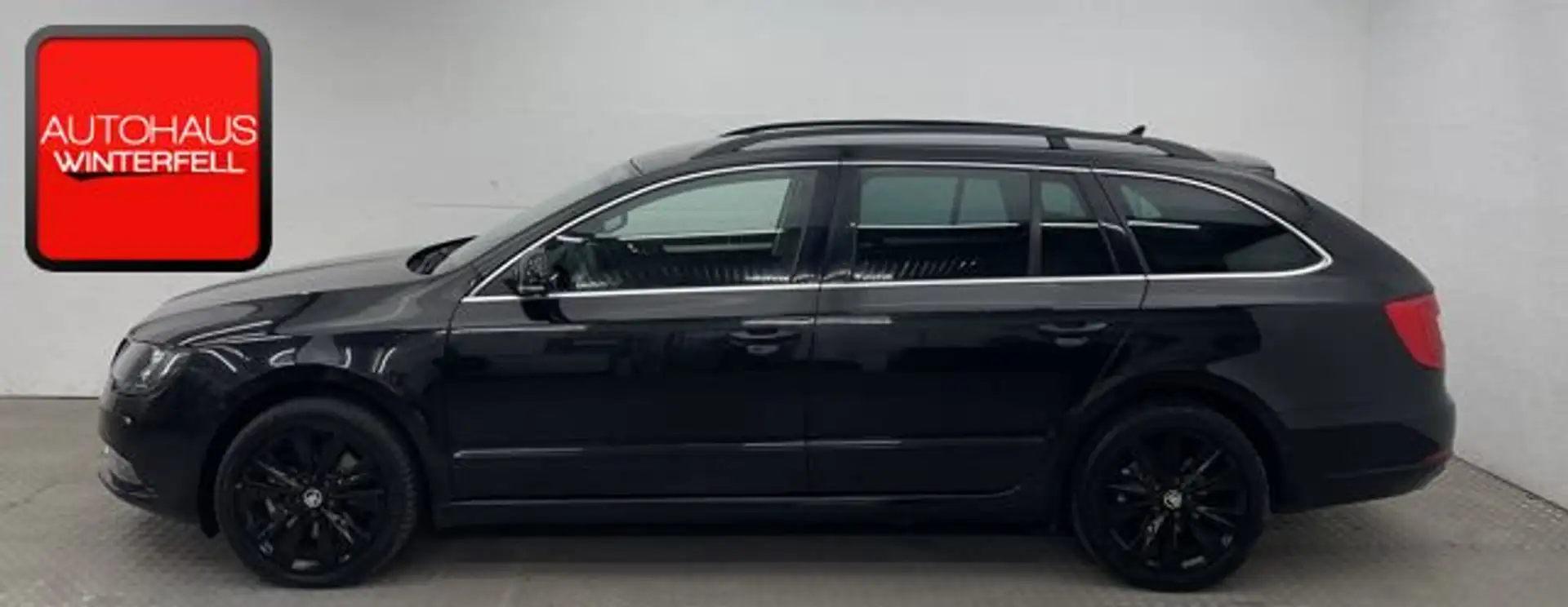 Skoda Superb 2.0 TDI Exclusive 4x4 AHK+MEMO+STANDHZG+ Schwarz - 2