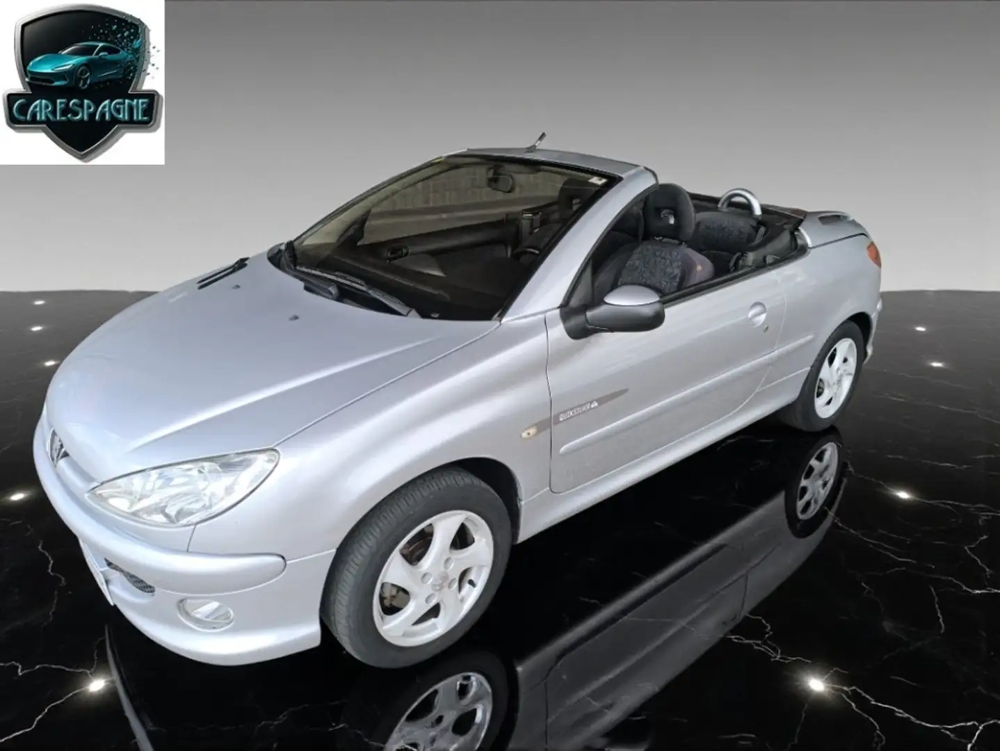 Peugeot 206 CC 1.6 Quiksilver Plateado - 1