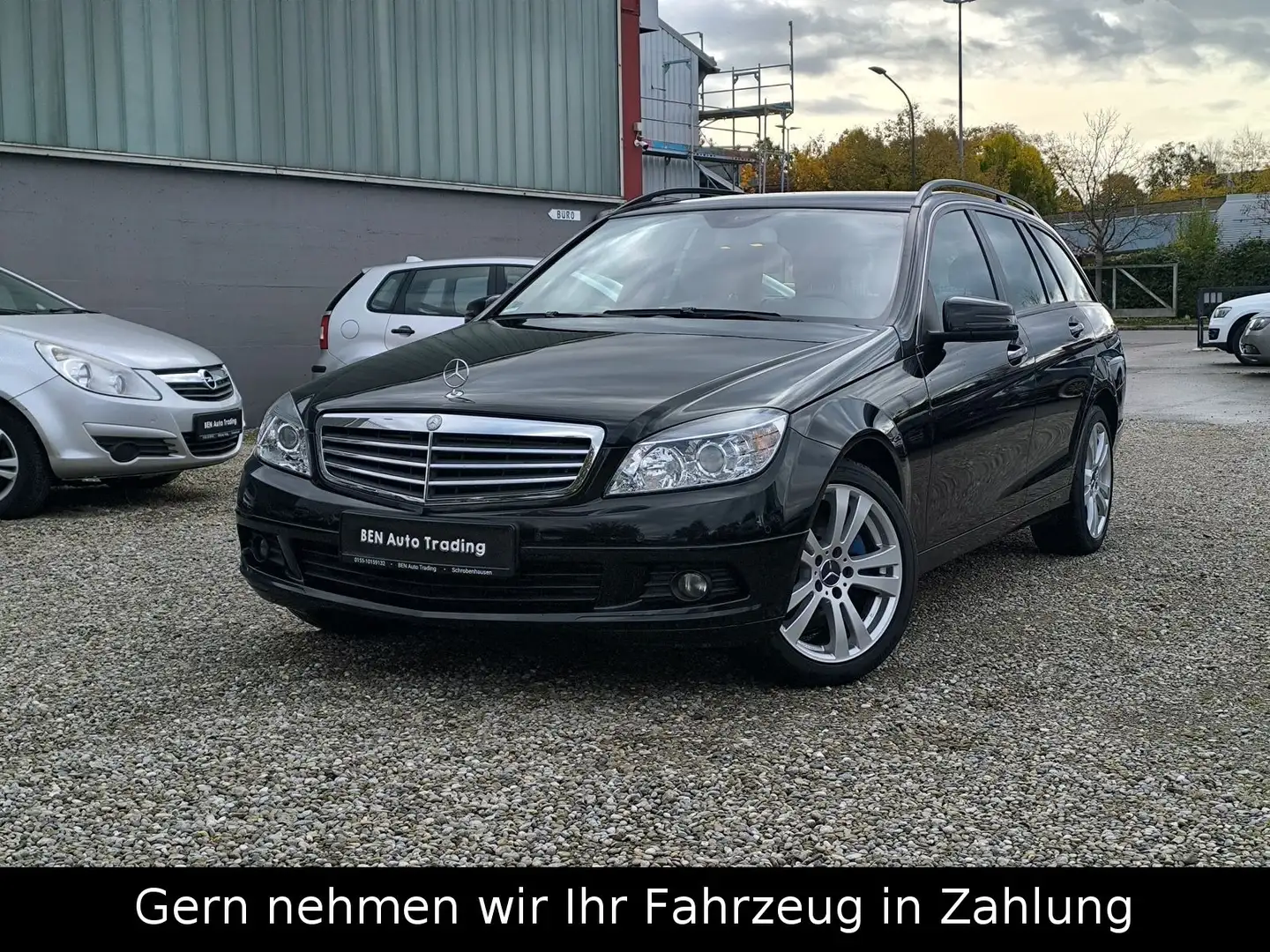 Mercedes-Benz C 220 C220T CDI BE Klima°PDC°AHK°Temp.°Sthz°Euro5°BT Schwarz - 1