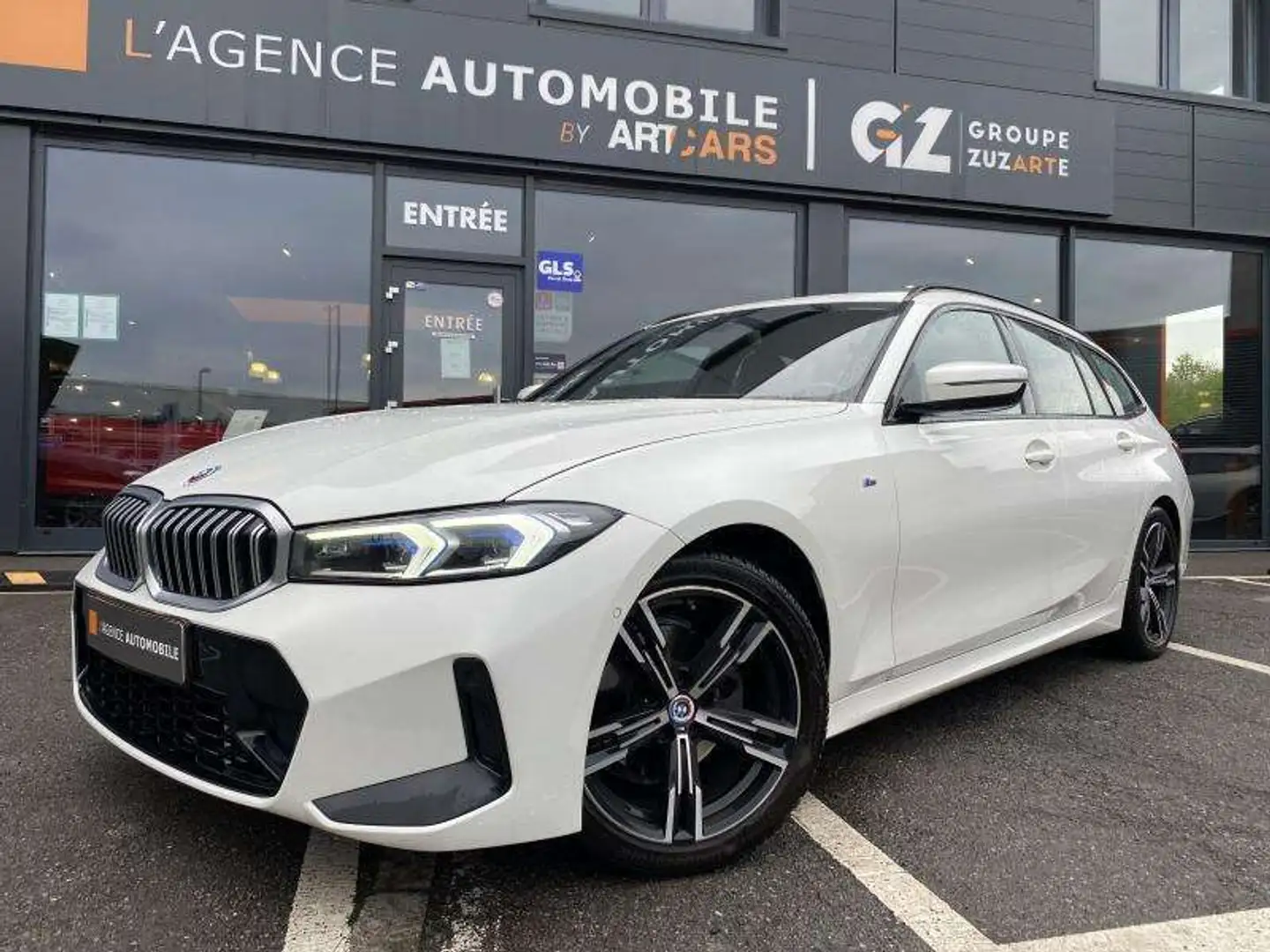 BMW 320 d xDrive Touring BVA GARANTIE 12 MOIS Blanc - 2