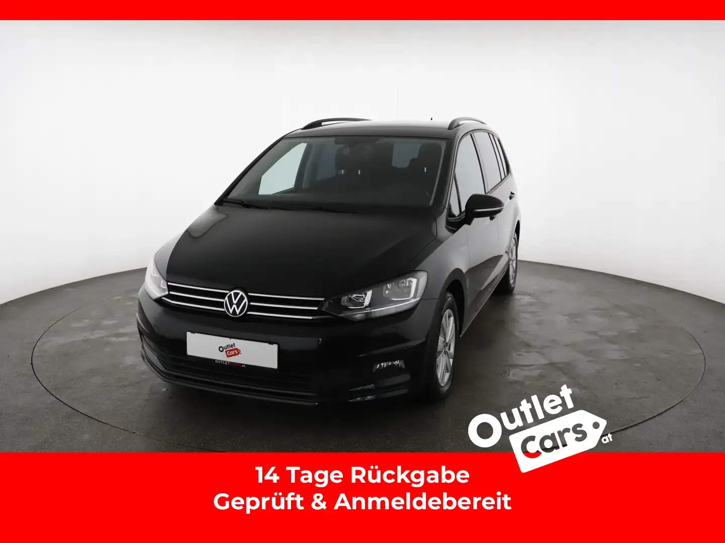 Volkswagen Touran Comfortline TDI SCR DSG 5-Sitzer ACC DynLicht KeyL Schwarz - 1