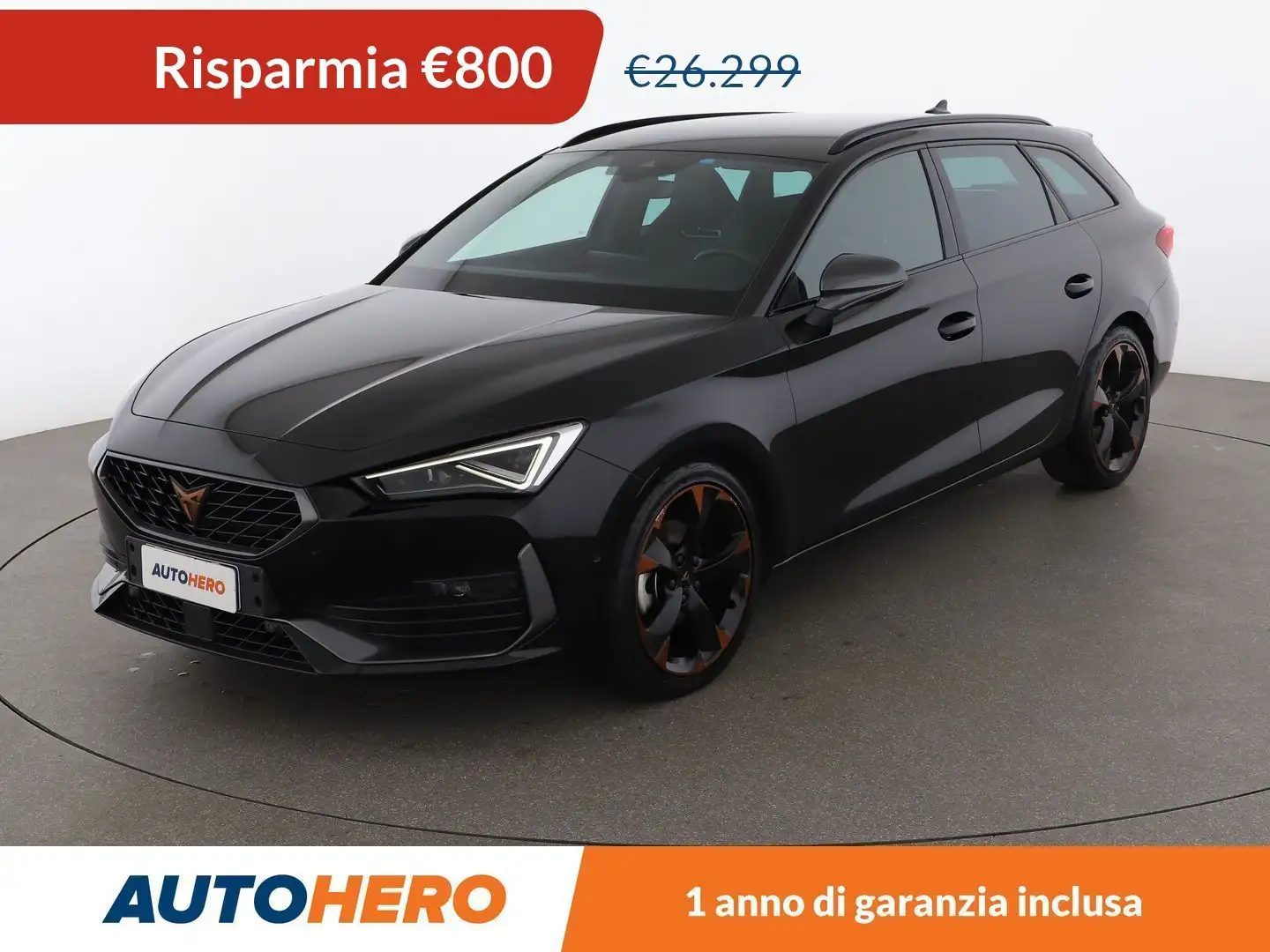 CUPRA Leon 1.5 eTSI Sportstourer   150 CV DSG MHEV Nero - 1