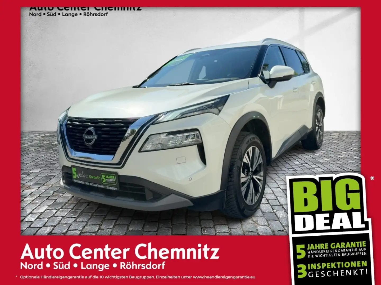 Nissan X-Trail 1.5 VC-T MHEV N-Connecta LED/360°/Navi Білий - 1