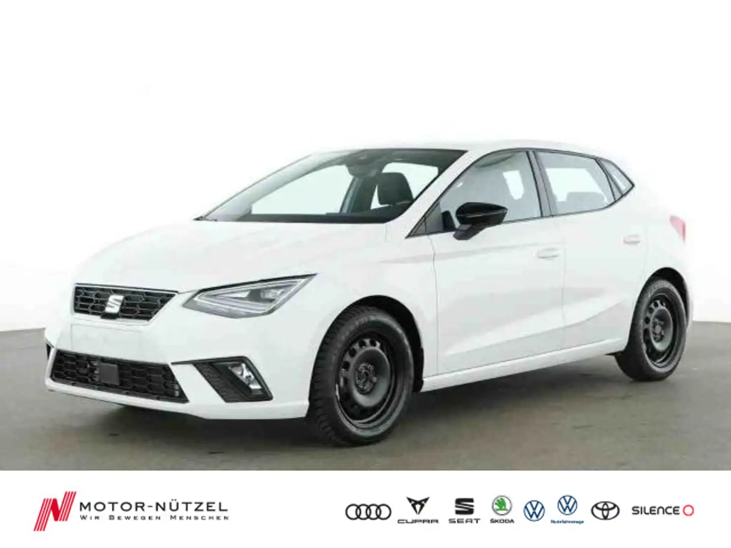 SEAT Ibiza 1.5 TSI DSG FR-LINE LED+NAV+APP+GRA+NSW+VC Weiß - 1
