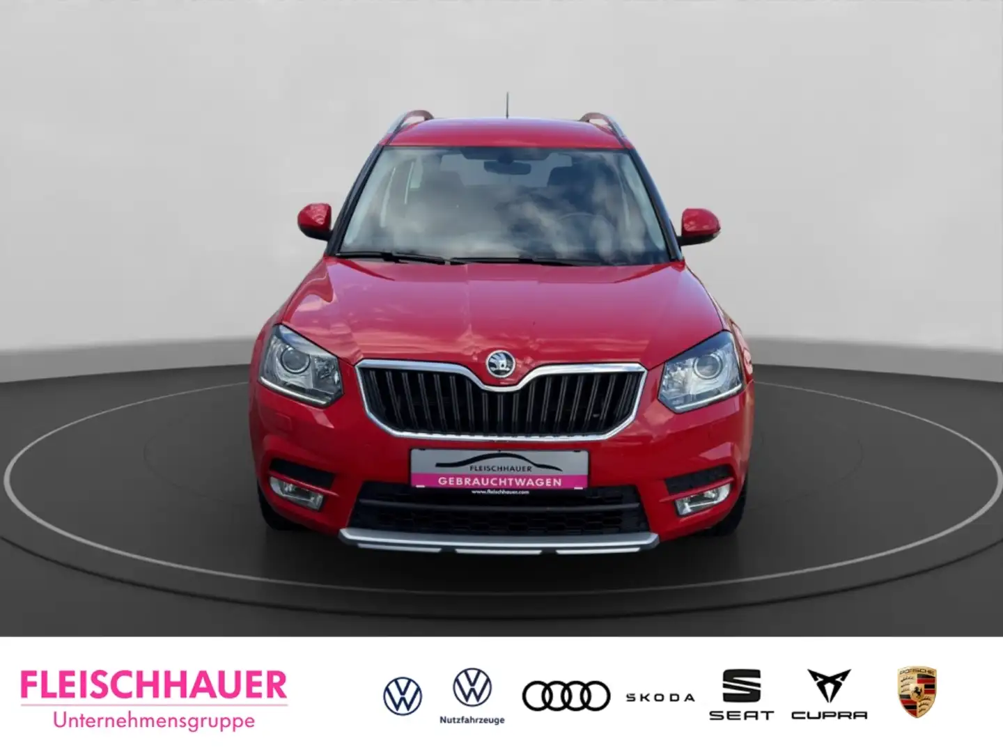 Skoda Yeti 1,4 Style DSG+Xenon+AHK+PDC-Plus+Tempom.+Climatron Rojo - 2