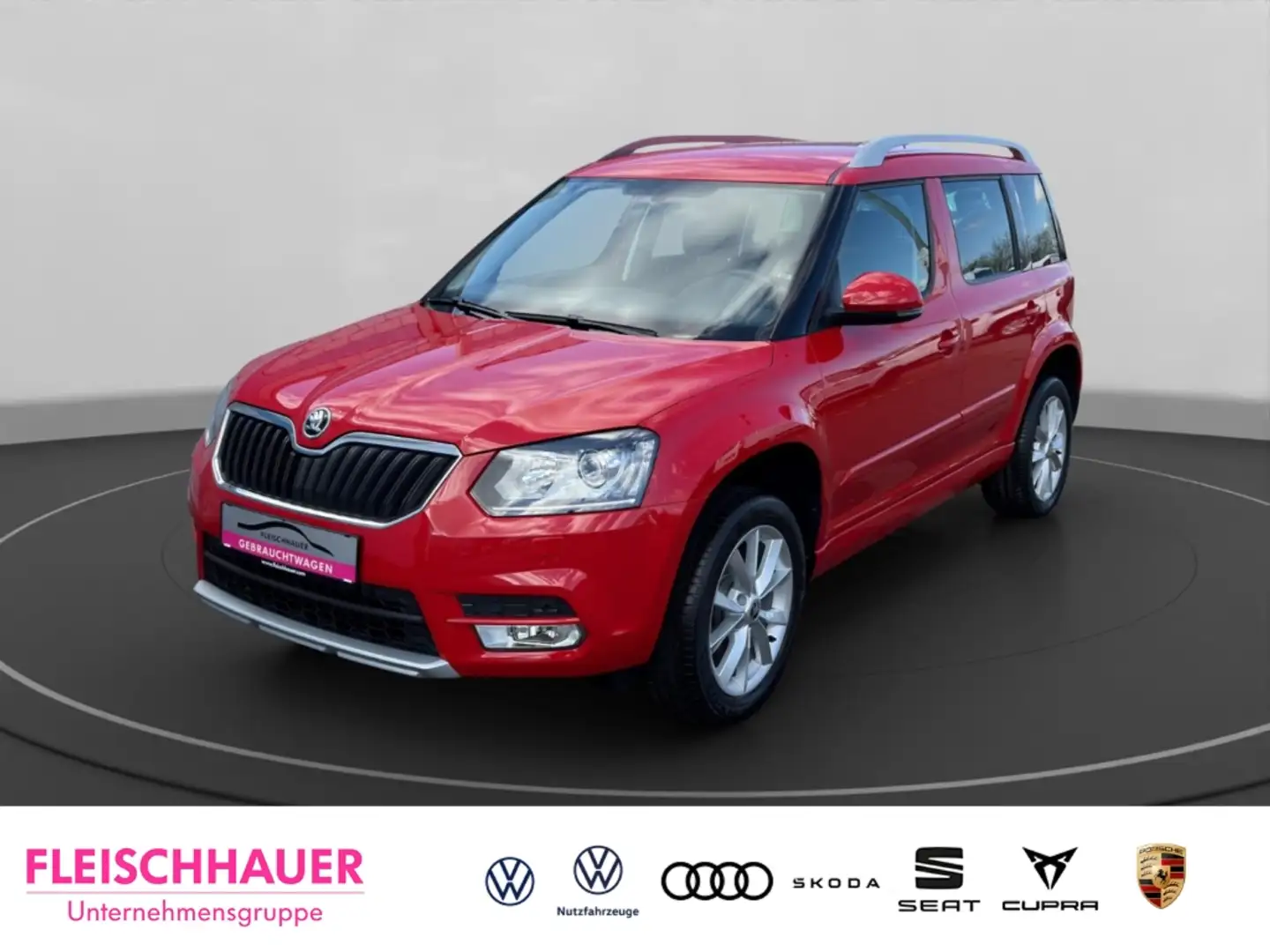 Skoda Yeti 1,4 Style DSG+Xenon+AHK+PDC-Plus+Tempom.+Climatron Rojo - 1