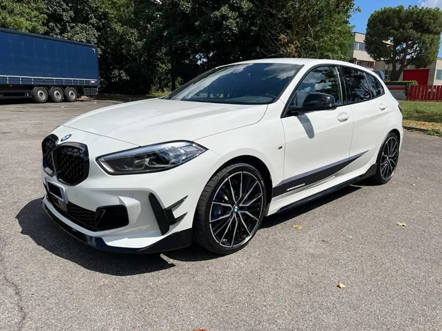 BMW 135 Serie 1 F40 M 135i xdrive auto Wit - 1