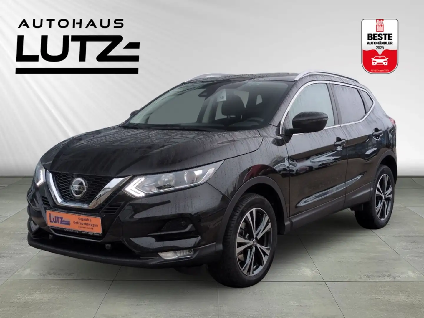 Nissan Qashqai N-Way Automatik Panorama Klima City Stop Wipa Navi Negro - 1