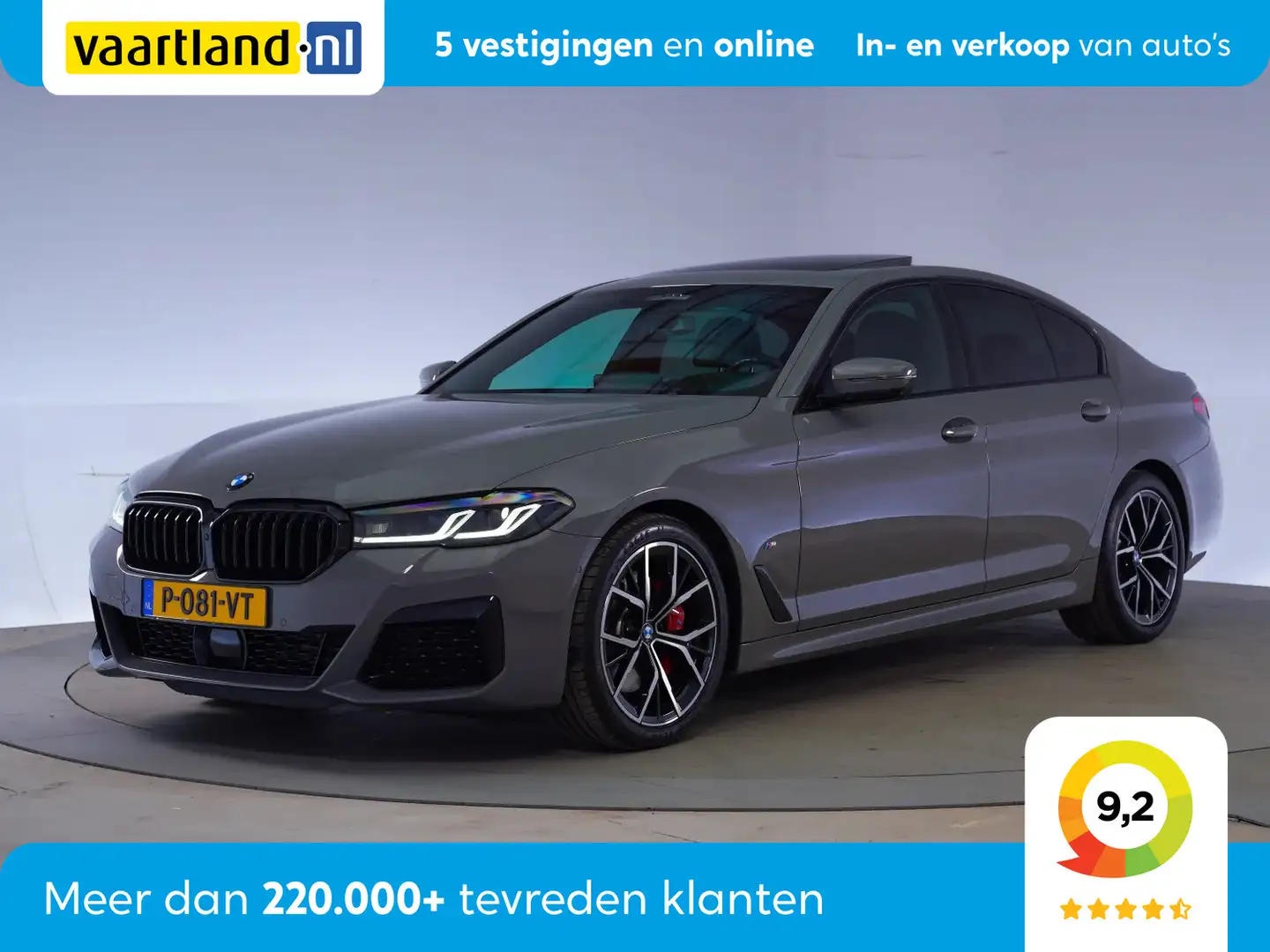 BMW 520 5-serie 520i M Sport [ Schuifdak H/K Leder Stoelve Gris - 1