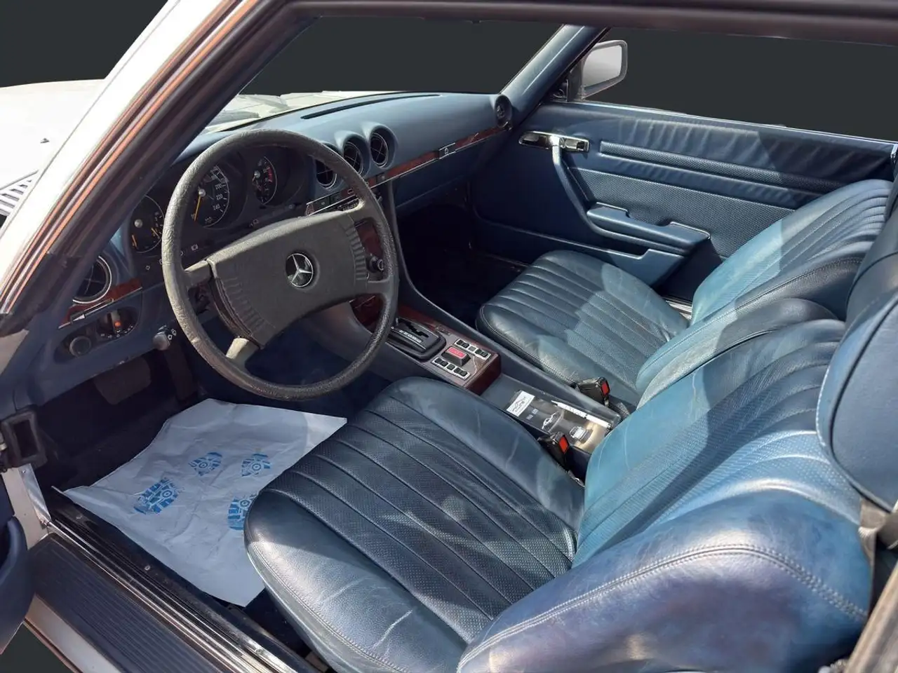 Mercedes-Benz 450 SLC*Leder Blau*Schiebedach*, foto 10
