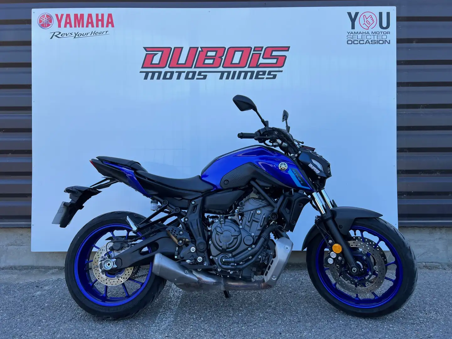 Yamaha MT-07 Blanc - 1