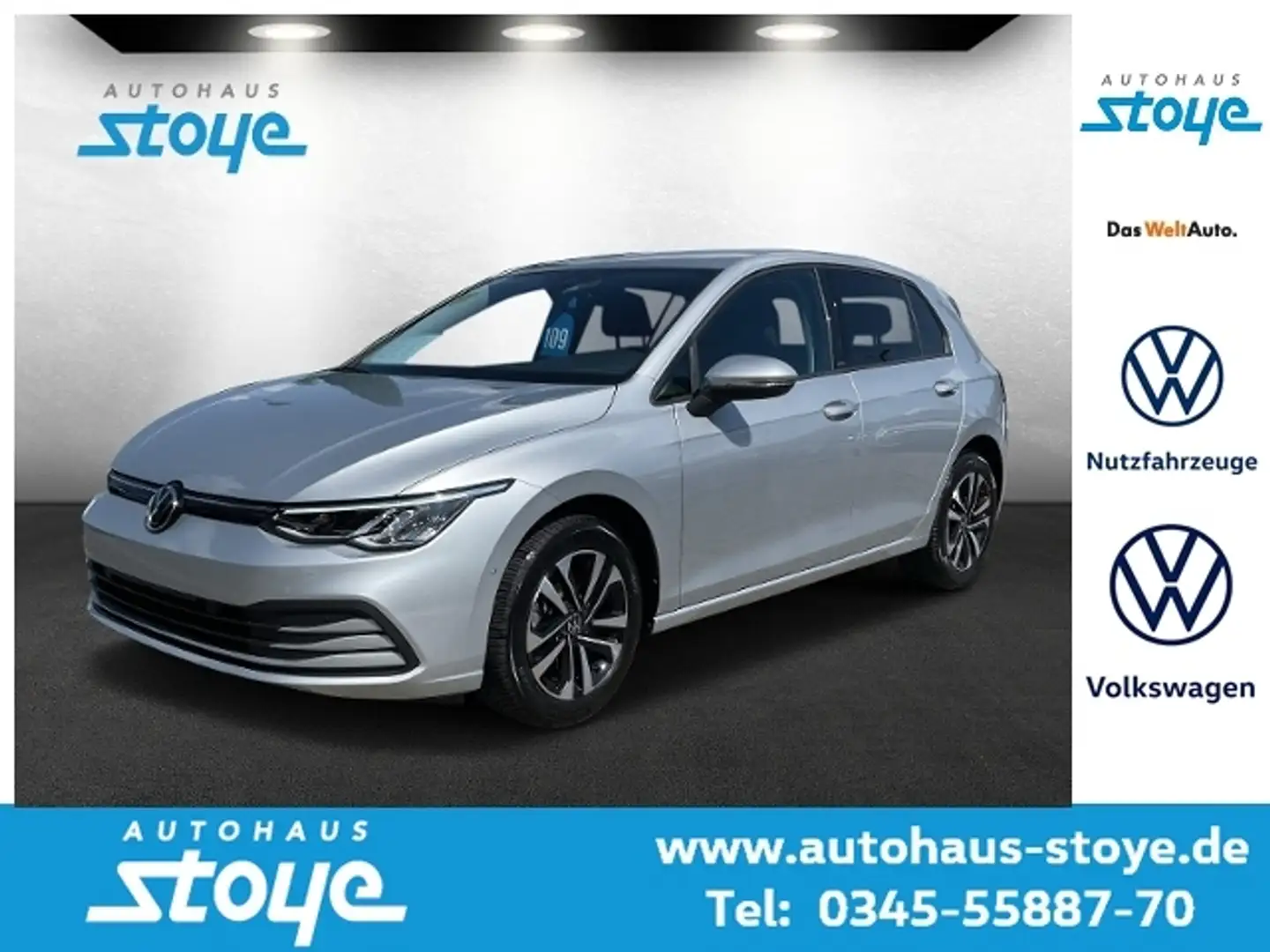 Volkswagen Golf United TSi Navi LED ACC Zilver - 1