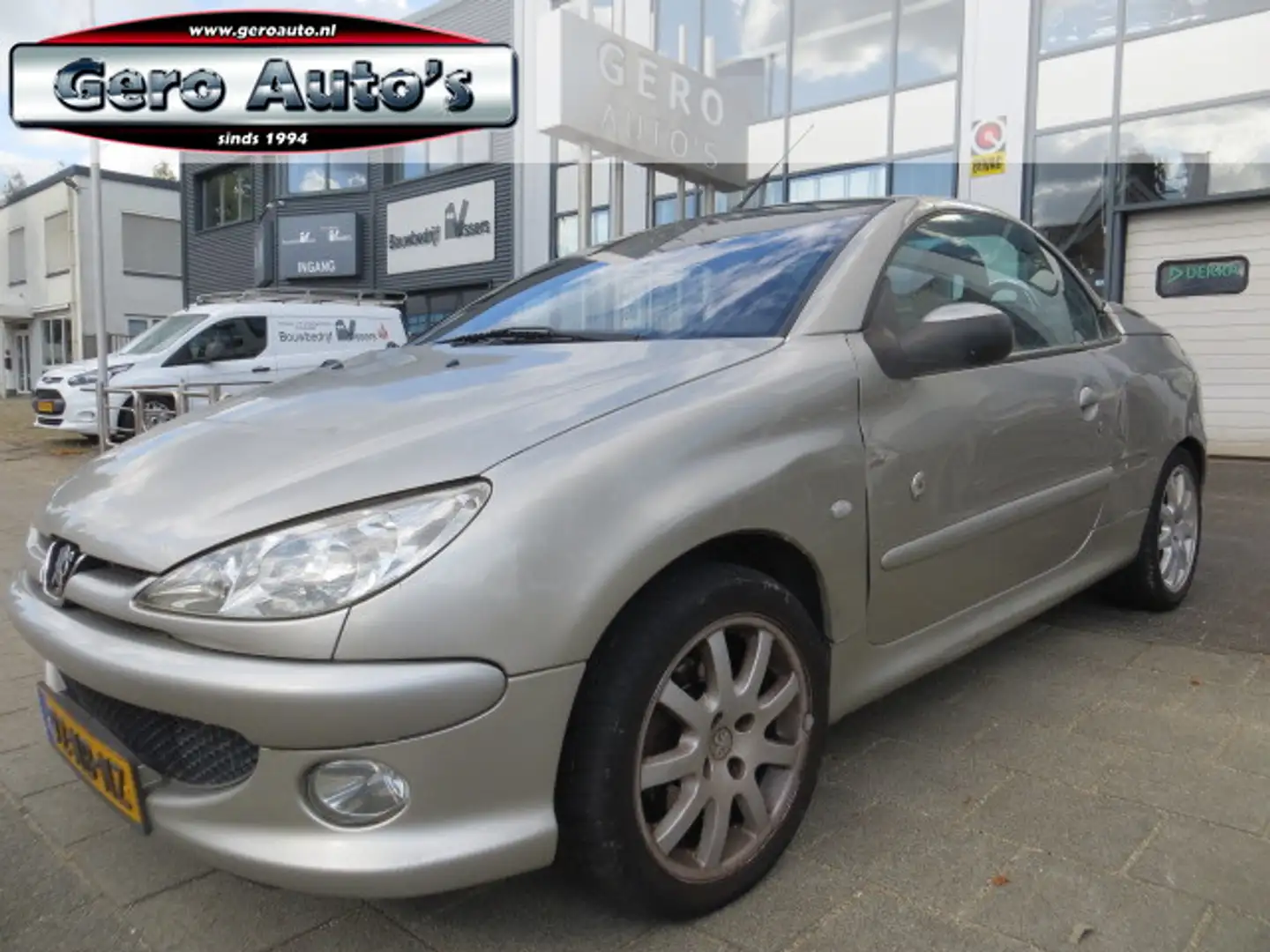 Peugeot 206 CC 2.0-16V Roland Garros rijdbare zijschade ! opkn Grau - 1