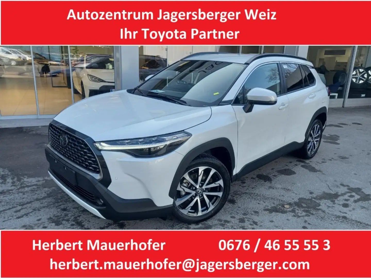 Toyota Corolla Cross 2,0 Hybrid Active Drive 2WD Белый - 1