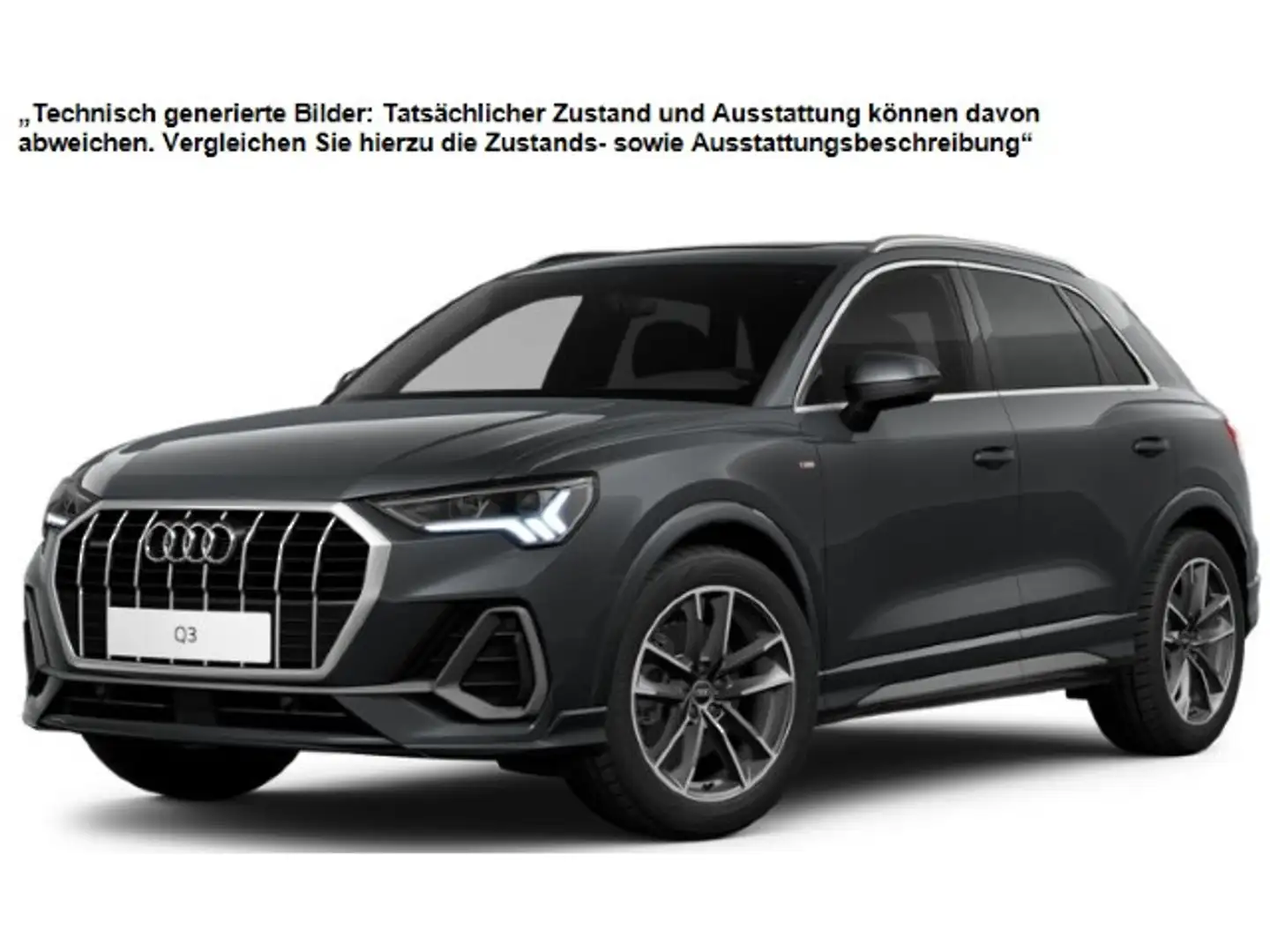 Audi Q3 S line 40 TFSI qu.S tr. RFK LED NAVI PANO Grau - 2