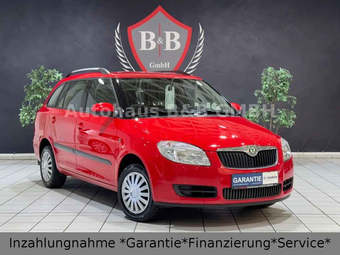 Skoda Fabia 1.2 Combi*1.HD*Scheckheft*Klima*Tempo*AHK Rouge - 1