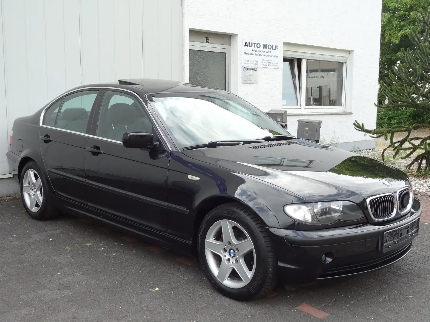 BMW 320 i Lim. Aut./Alu/Klima/Leder/PDC/ Noir - 1
