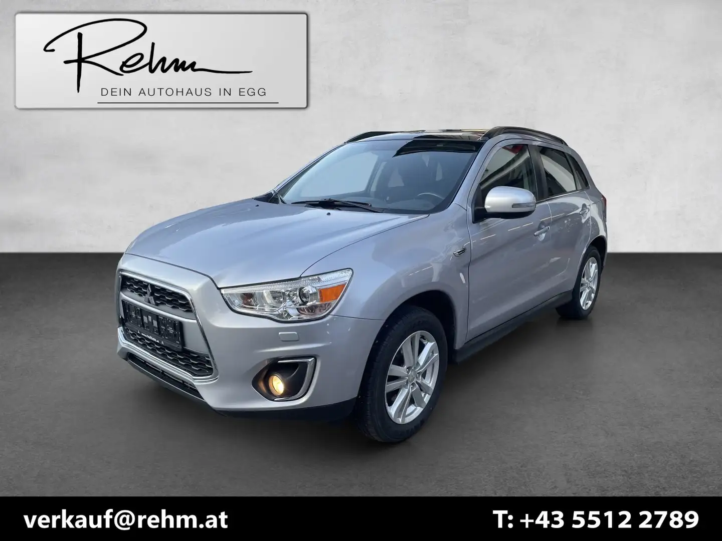 Mitsubishi ASX ASX 2,2 DI-D Intense+ Aut. 4WD Xenon AHK Silber - 1