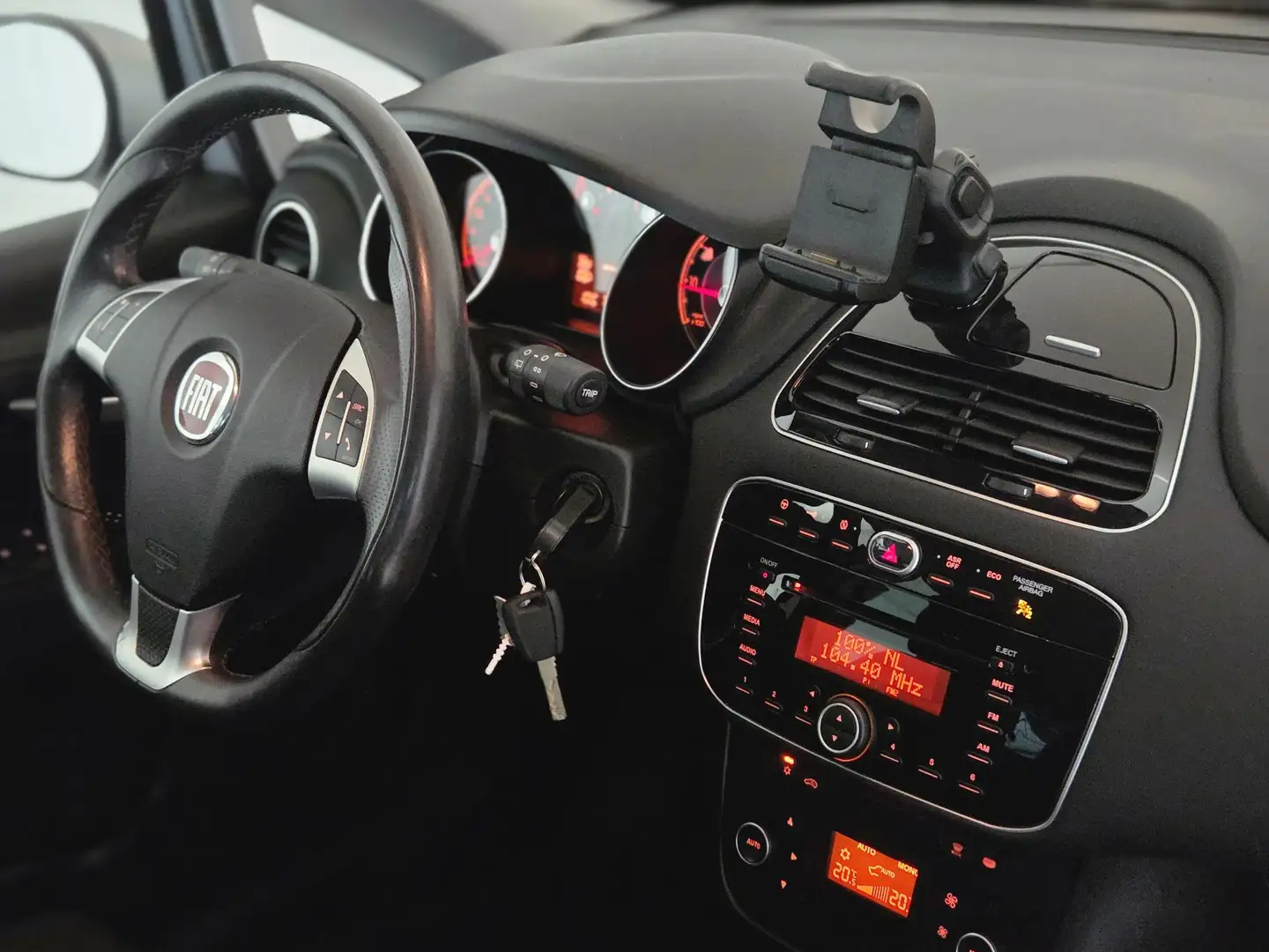 Fiat Punto Evo 0.9 TwinAir Lounge | Airconditioning | Cruise Cont Gris - 2