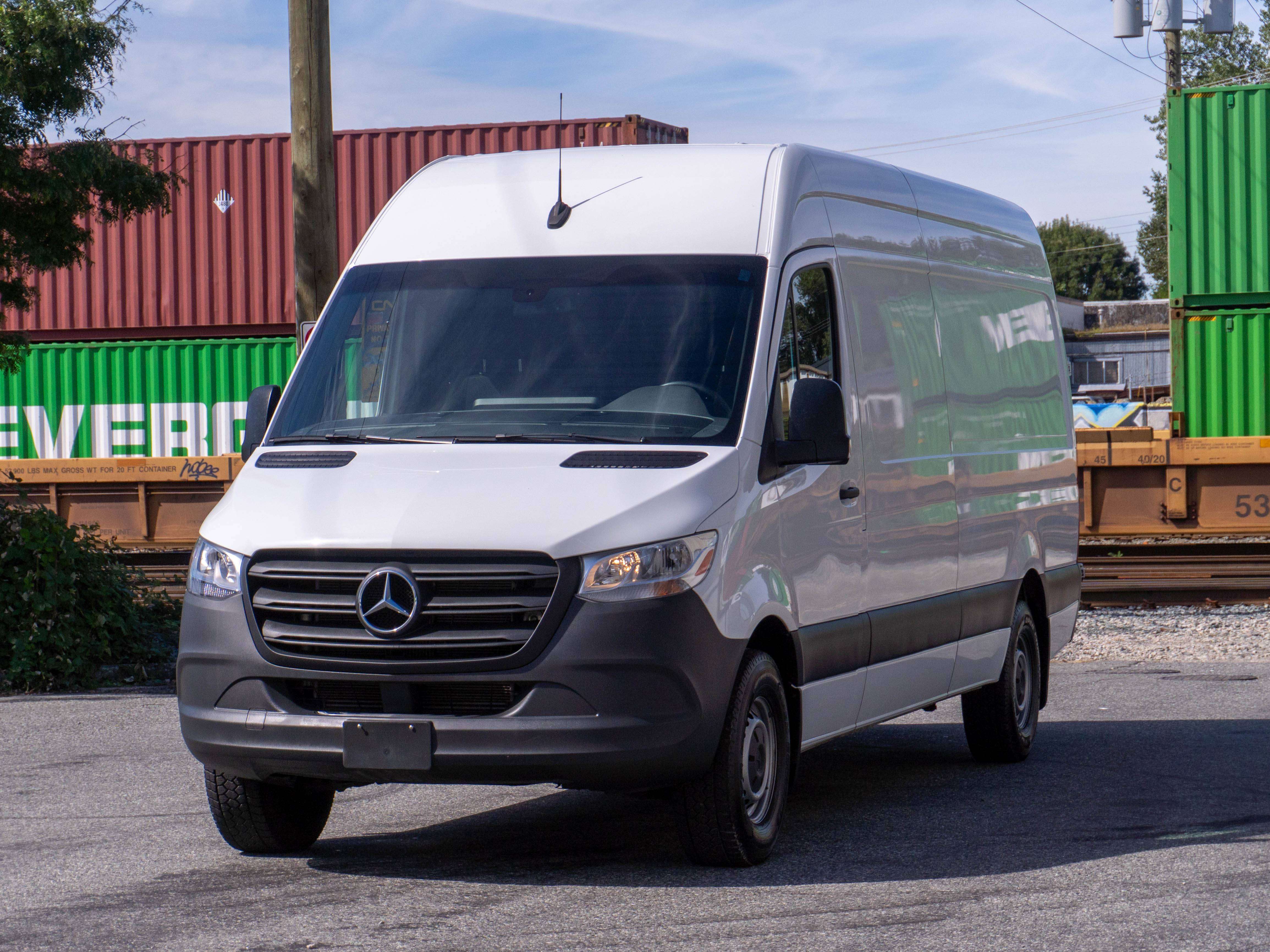White 2023 Mercedes-Benz Sprinter Cargo Van Rear-Wheel Drive Automatic