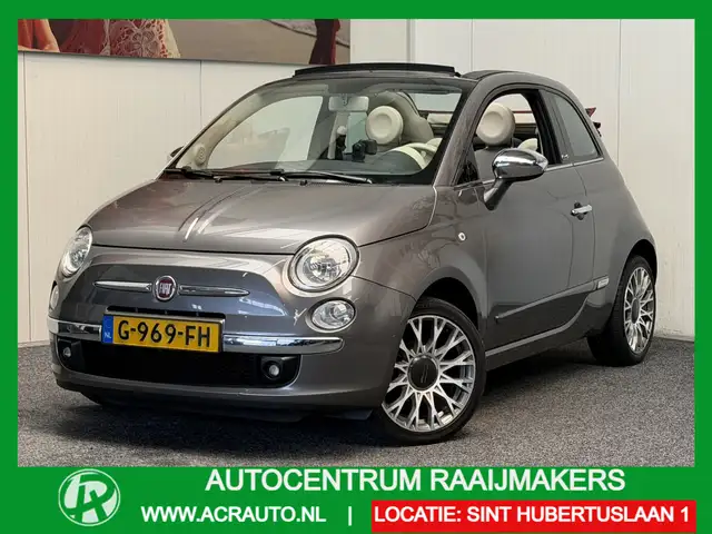 Fiat 500C 1.2 LOUNGE NIEUWE APK AIRCO HALF LEDER AIRCO STUUR