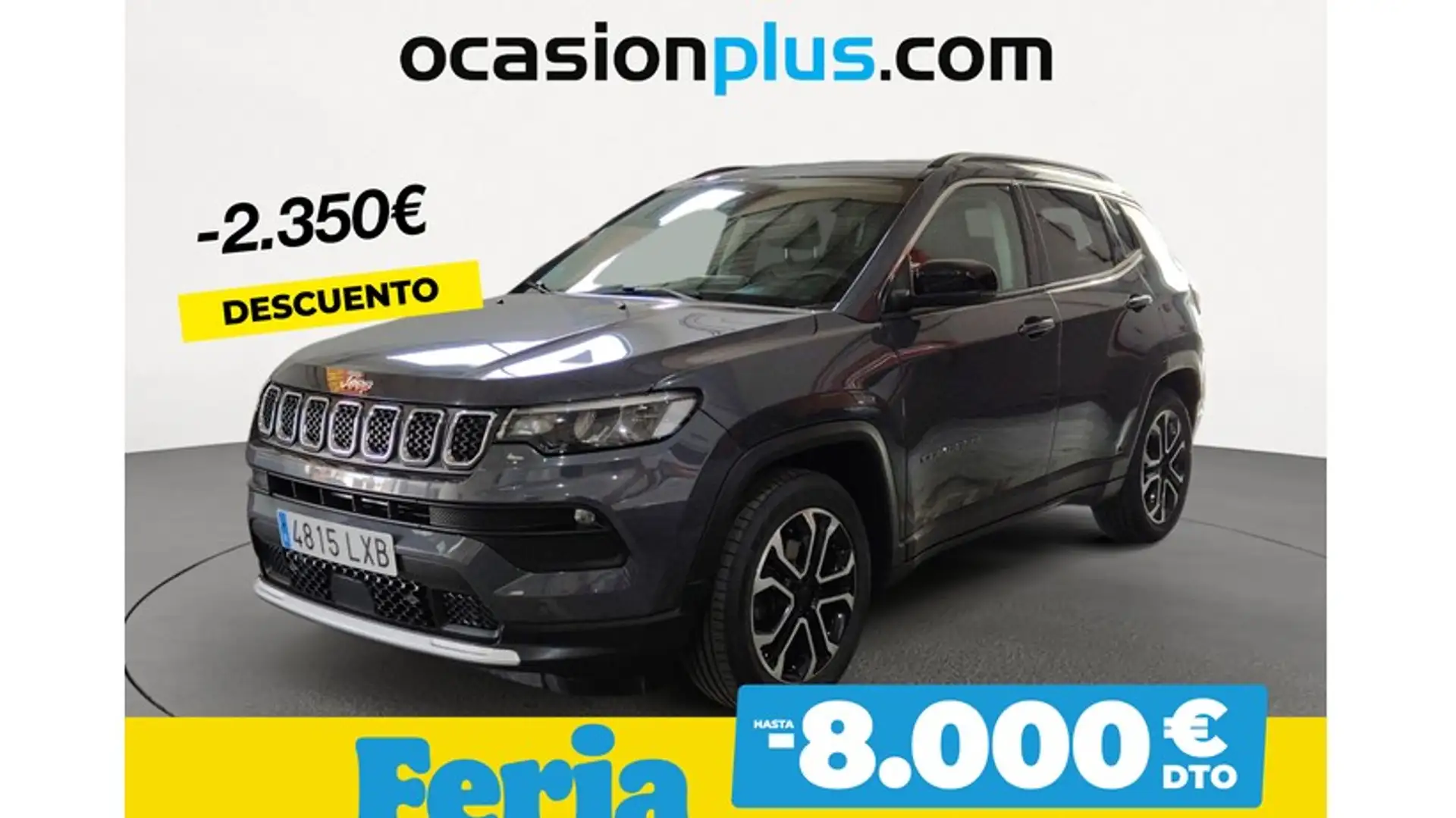 Jeep Compass 1.3 Gse T4 Limited 4x2 130 Gris - 1